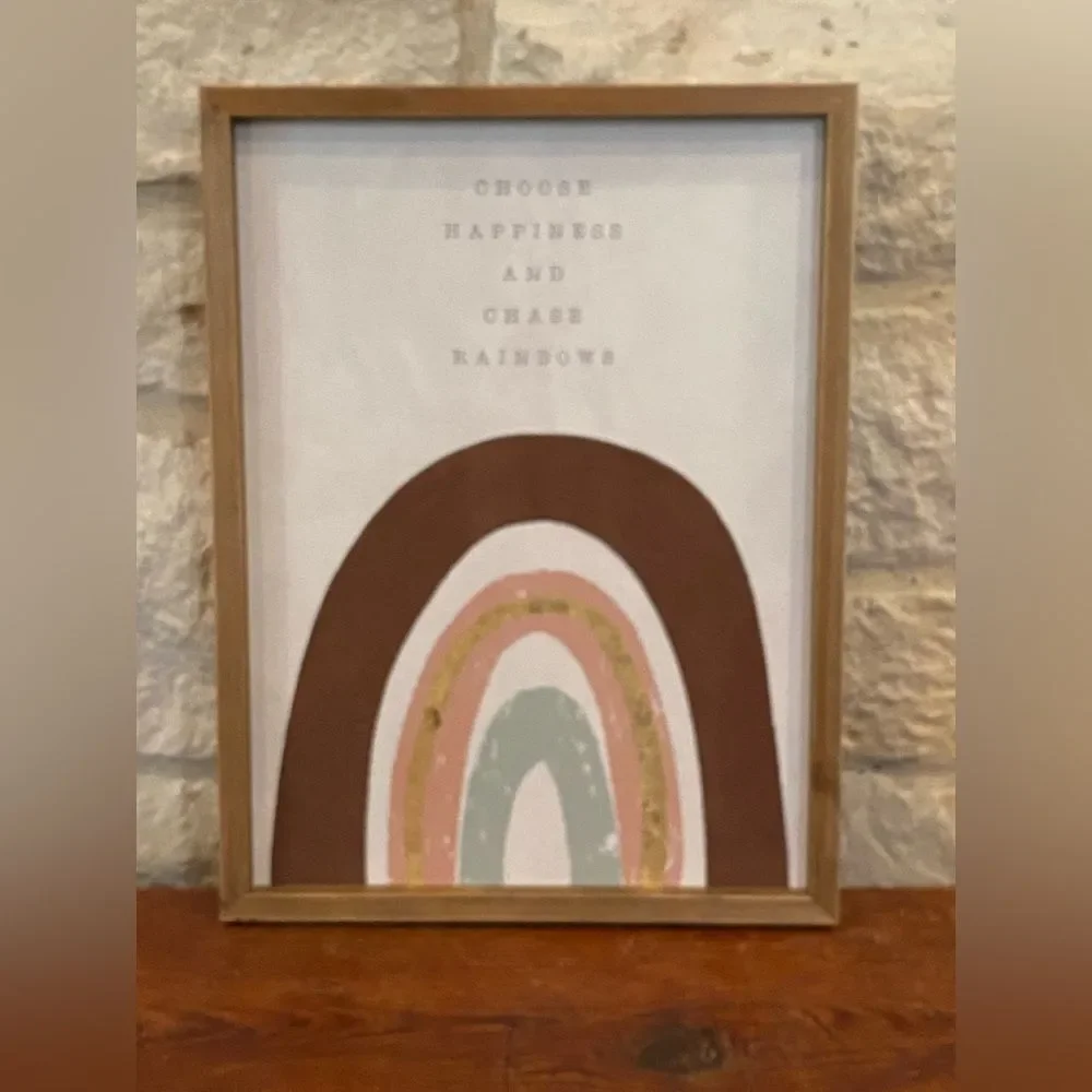 ‘Choose Happiness’ wall art